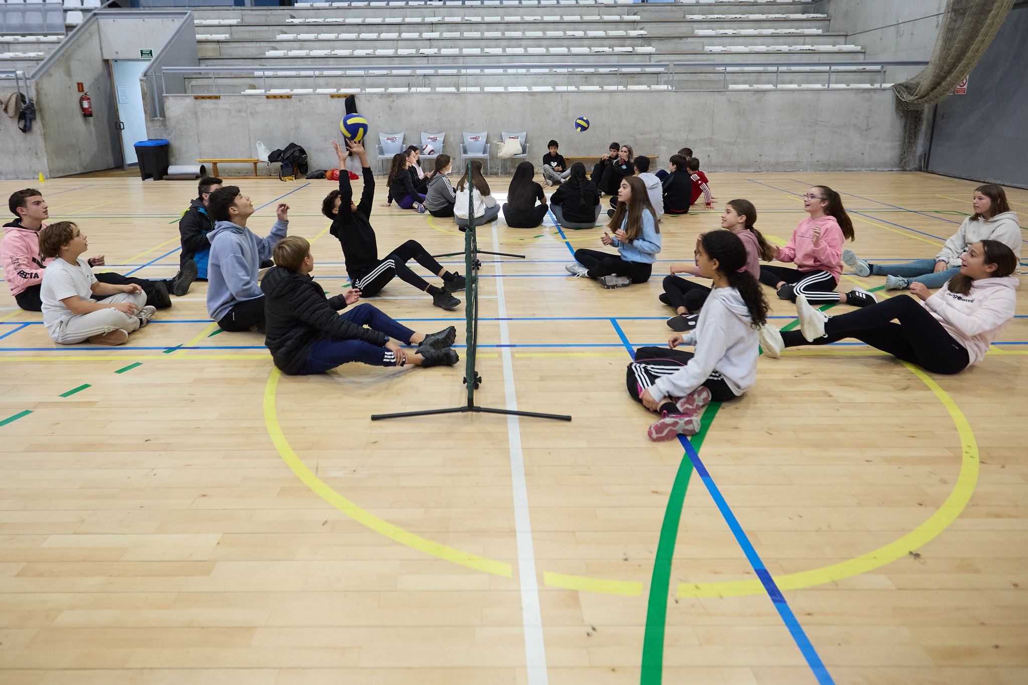 150 estudiantes se acercan al deporte adaptado en Estella-Lizarra